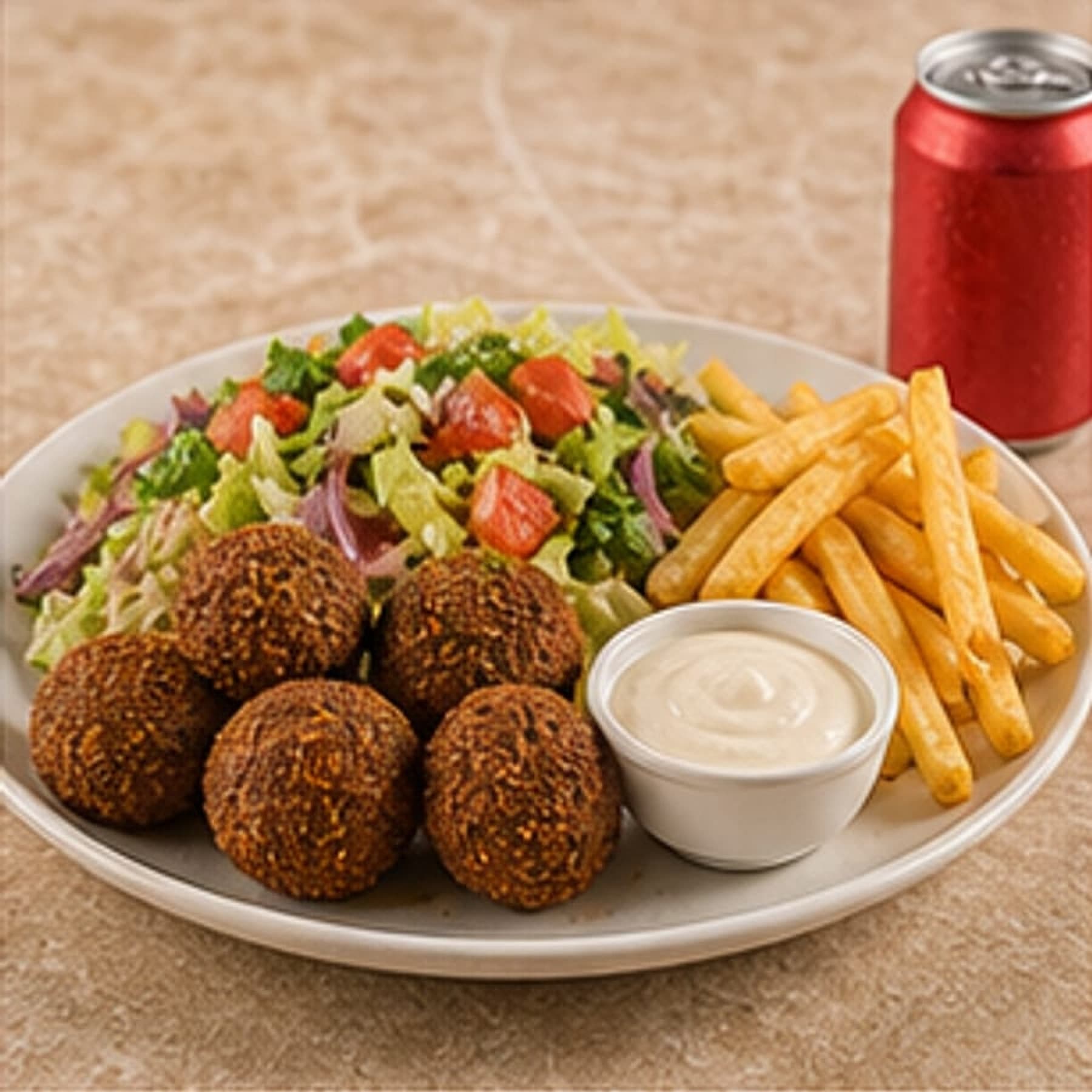 Foto de Plato de falafel Combo